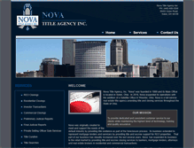 Tablet Screenshot of novatitleagency.com